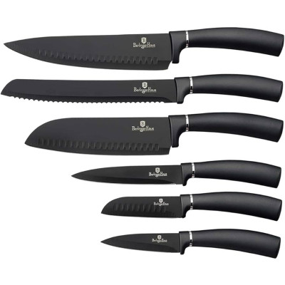 Набір ножів із 6 предметів Berlinger Haus Metallic Line Carbon Pro Edition (BH-2576)