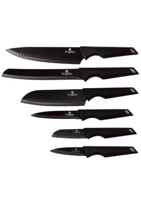 Набір ножів 6 предметів  Berlinger Haus Black Rose Collection (BH-2593)