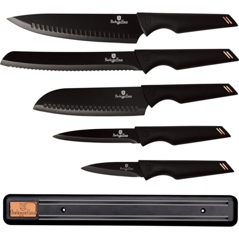Набір ножів із 6 предметів Berlinger Haus Black Rose Collection (BH-2698)