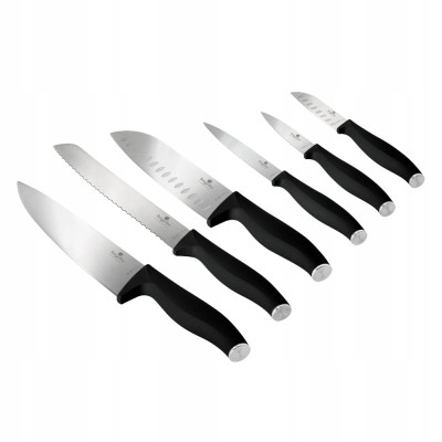 Набір ножів 6 предметів Berlinger Haus Matte Black Collection (BH-2950)