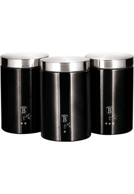 Набір контейнерів Berlinger Haus Black Silver Collection (BH-6296)