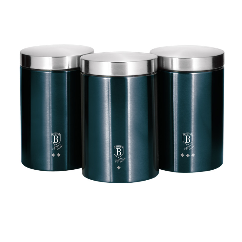 Набір контейнерів Berlinger Haus Metallic Line Aquamarine Edition (BH-6271)