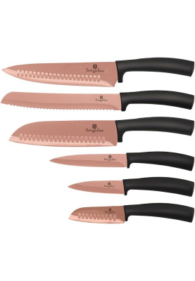 Набір ножів 6 предметів Berlinger Haus Metallic Line Rose Gold Edition (BH-2611)