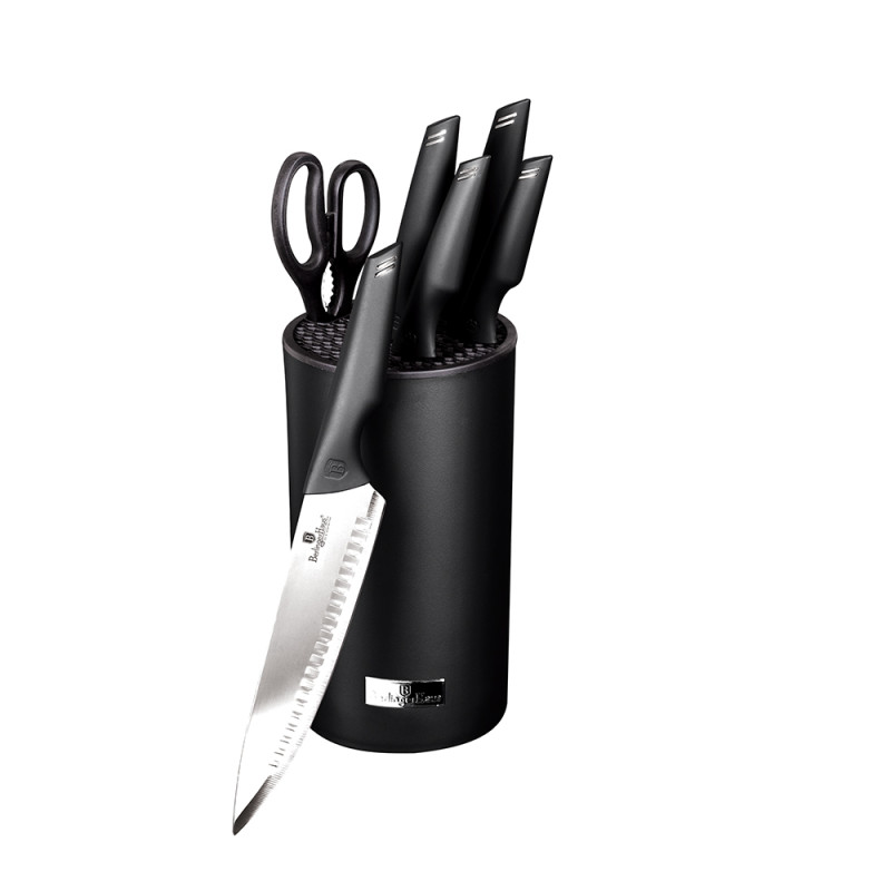 Набір ножів із 7 предметів Berlinger Haus Black Silver Collection (BH-2796)