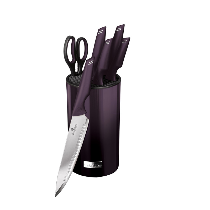 Набір ножів із 7 предметів Berlinger Haus Purple Eclipse Collection (BH-2798)