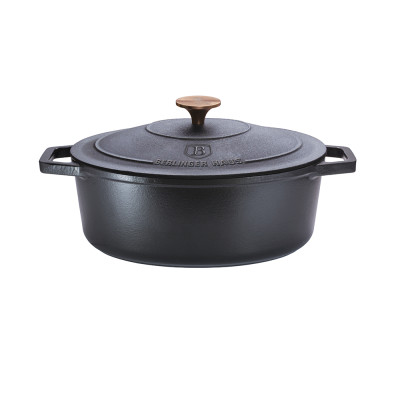 Каструля чавунна 5,56 л Berlinger Haus Black Rose Collection (BH-6518)