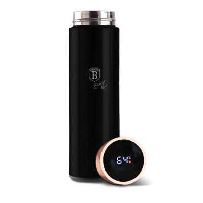 Термос 450 мл із датчиком температури Berlinger Haus Black Rose/Monaco Collection (BH-7957)