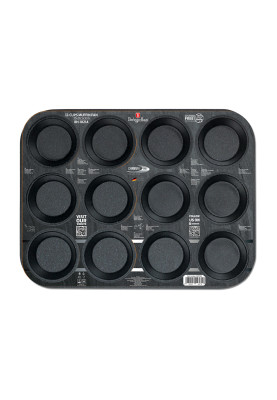 Форма для 12 мафінів Berlinger Haus Metallic Line Carbon Pro Edition (BH-1821)