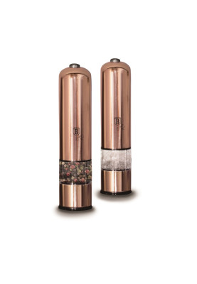 Набір електричних млинів для солі та перцю Berlinger Haus Metallic Line Rose Gold Edition (BH-1905)