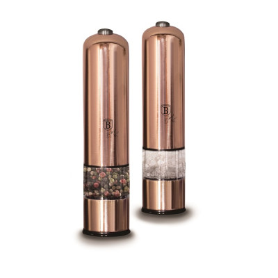 Набір електричних млинів для солі та перцю Berlinger Haus Metallic Line Rose Gold Edition (BH-1905)