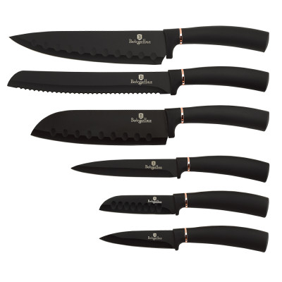 Набір ножів 6 предметів Berlinger Haus Black Rose Collection (BH-2337)