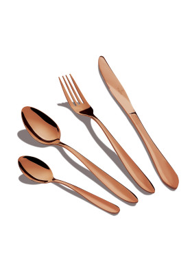 Набір столових приладів 24 предмети Berlinger Haus Metallic Line Rose Gold Edition (BH-2623)