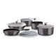 Набір посуду 12 предметів Berlinger Haus Metallic Line Carbon Pro Edition (BH-6910)
