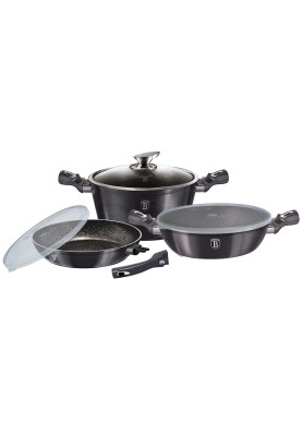 Набір посуду 6 предметів Berlinger Haus Metallic Line Carbon Pro Edition (BH-7052)