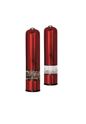 Набір електричних млинів для солі та перцю Berlinger Haus Metallic Line Burgundy Edition (BH-7217)