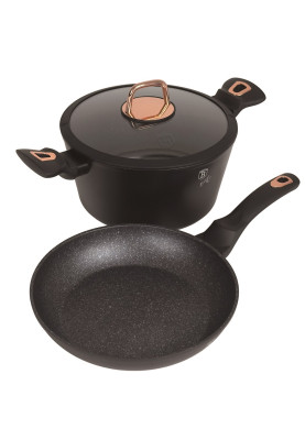 Набір посуду 4 предмета Berlinger Haus Black Rose Collection (BH-7741)