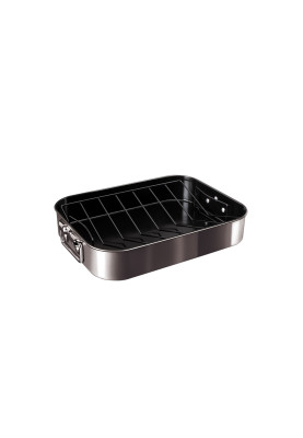 Форма для випікання глибока з решіткою Berlinger Haus Metallic Line Carbon Pro Edition (BH-7846)