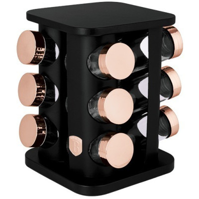 Набір ємностей для спецій Berlinger Haus Black Rose Collection (BH-8559)