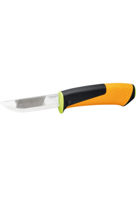 Ніж для важких робіт з точилкою Fiskars 156018 (1023619)