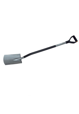 Лопата з заокругленим лезом Fiskars Ergonomic 131400 (1001411/1067512)
