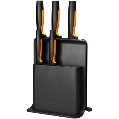Набір кухонних ножів із пластиковим блоком Fiskars Functional Form (1057554)