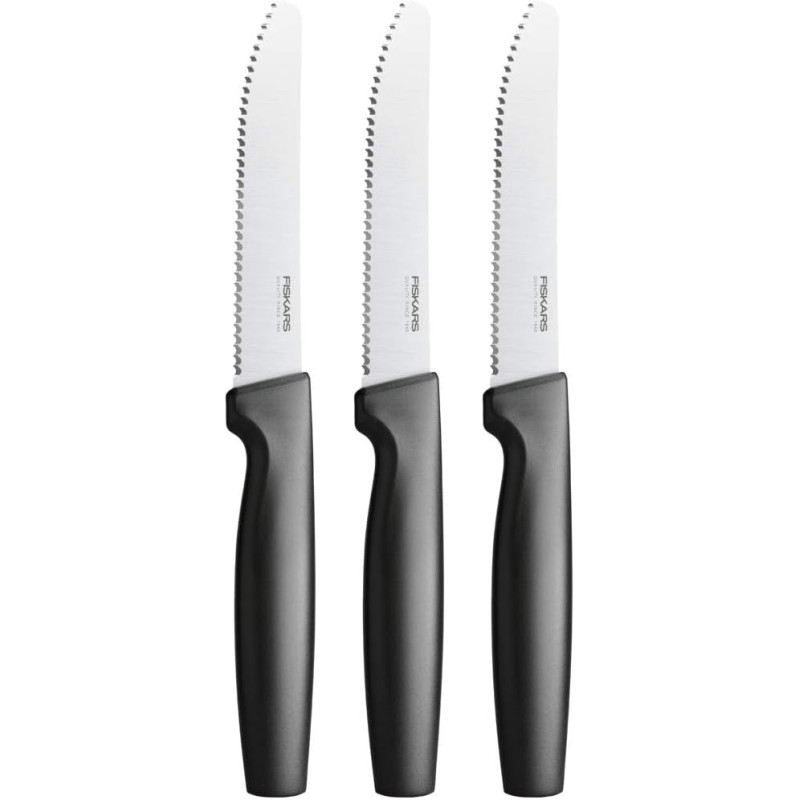 Набір столових зубчастих ножів Fiskars Functional Form Table Knife Set (1057562)