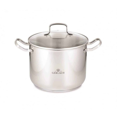 Каструля з кришкою 28 см 10 л Gerlach Simple (5901035505148)