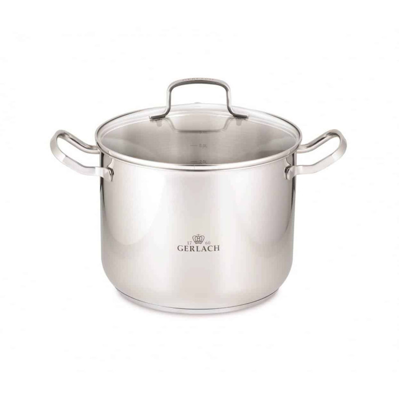 Каструля з кришкою 28 см 10 л Gerlach Simple (5901035505148)