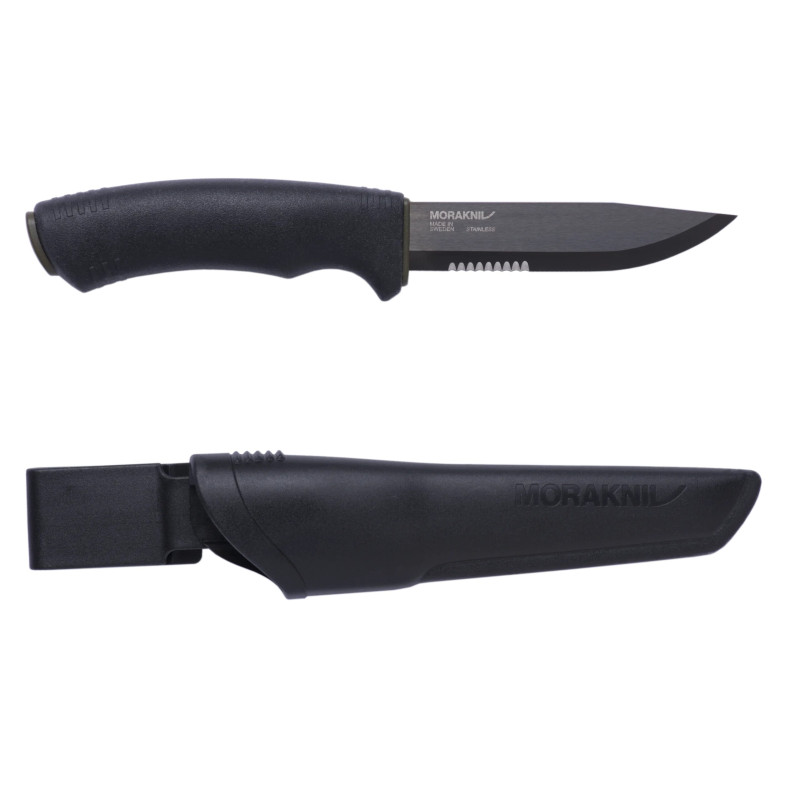 Ніж Morakniv Bushcraft Black SRT нержавіюча сталь (12491)
