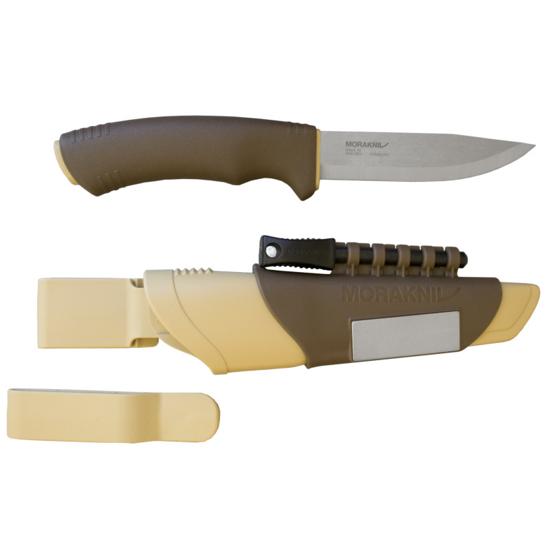 Ніж Morakniv Bushcraft Survival Desert з нержавіючої сталі (13033)