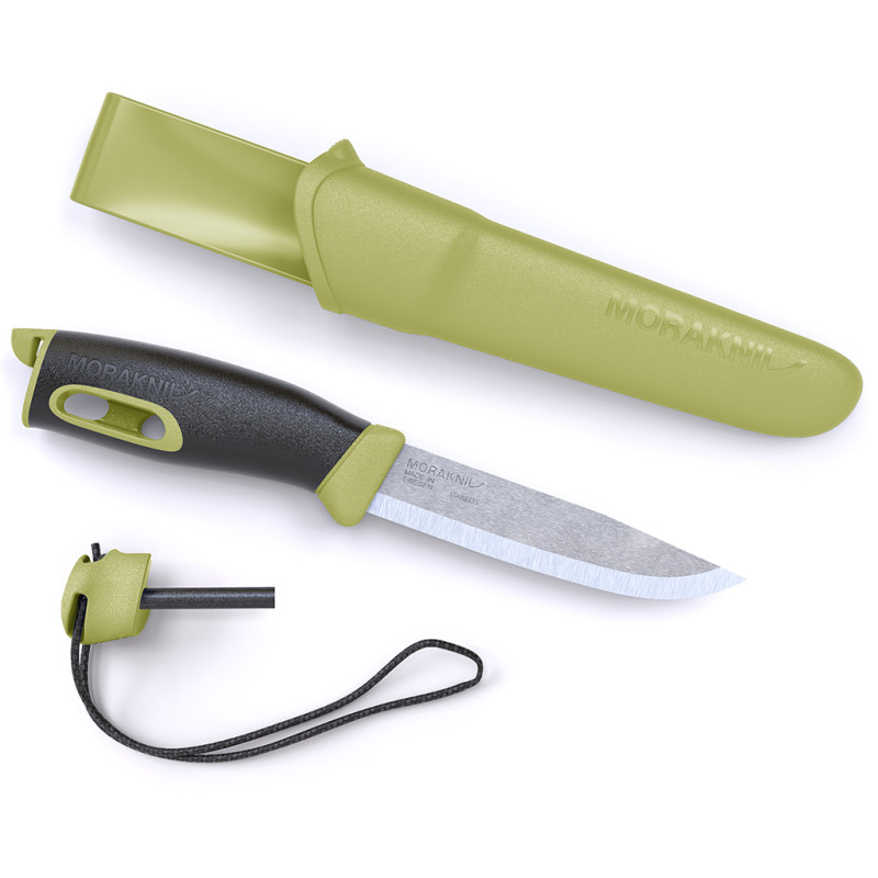 Ніж Morakniv Companion Spark (S) Green нержавіюча сталь (13570)