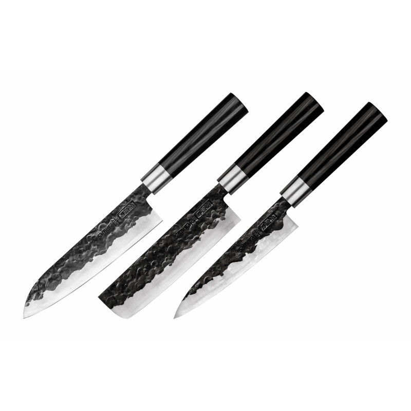 Набір з 3-х кухонних ножів Samura Blacksmith (SBL-0220)