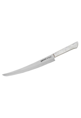 Ніж кухонний для тонкого нарізування 230 мм Samura Harakiri Acryl (SHR-0046AWT)