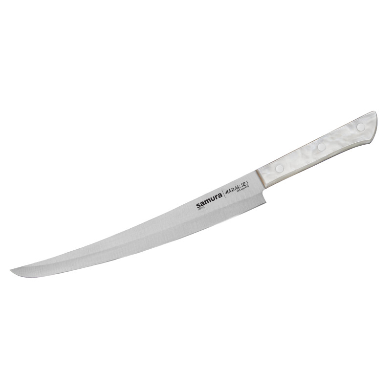 Ніж кухонний для тонкого нарізування 230 мм Samura Harakiri Acryl (SHR-0046AWT)