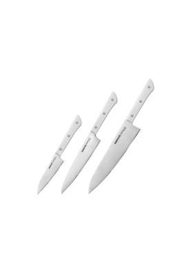 Набір кухонних ножів із 3-х предметів Samura Harakiri (SHR-0220W)
