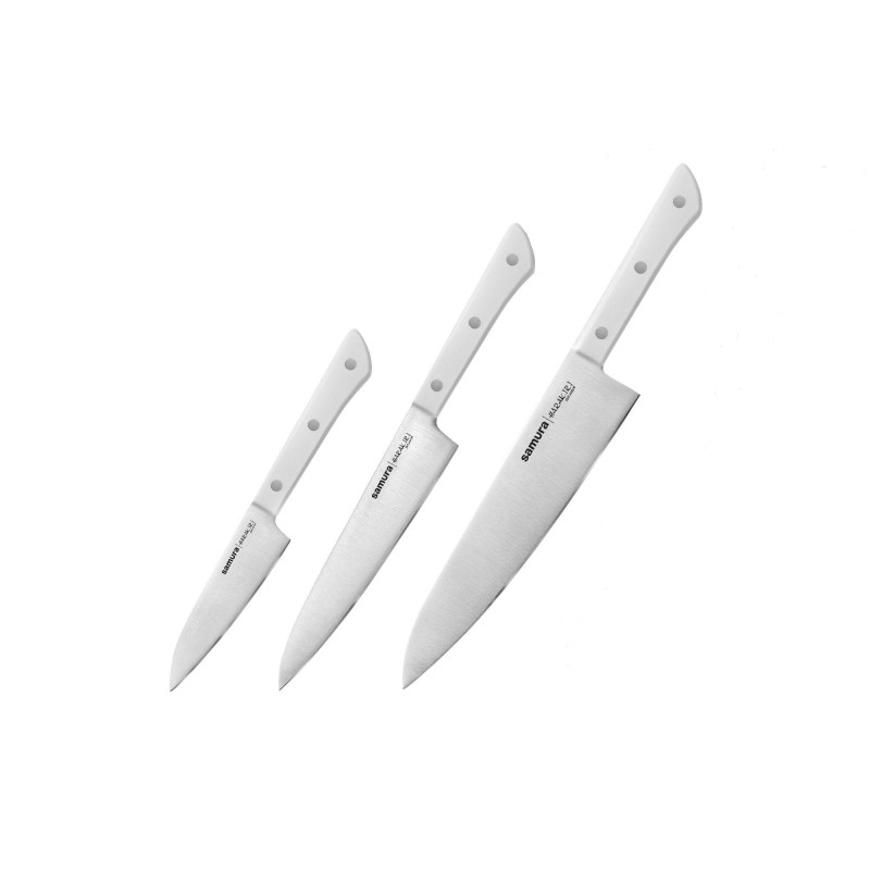 Набір кухонних ножів із 3-х предметів Samura Harakiri (SHR-0220W)