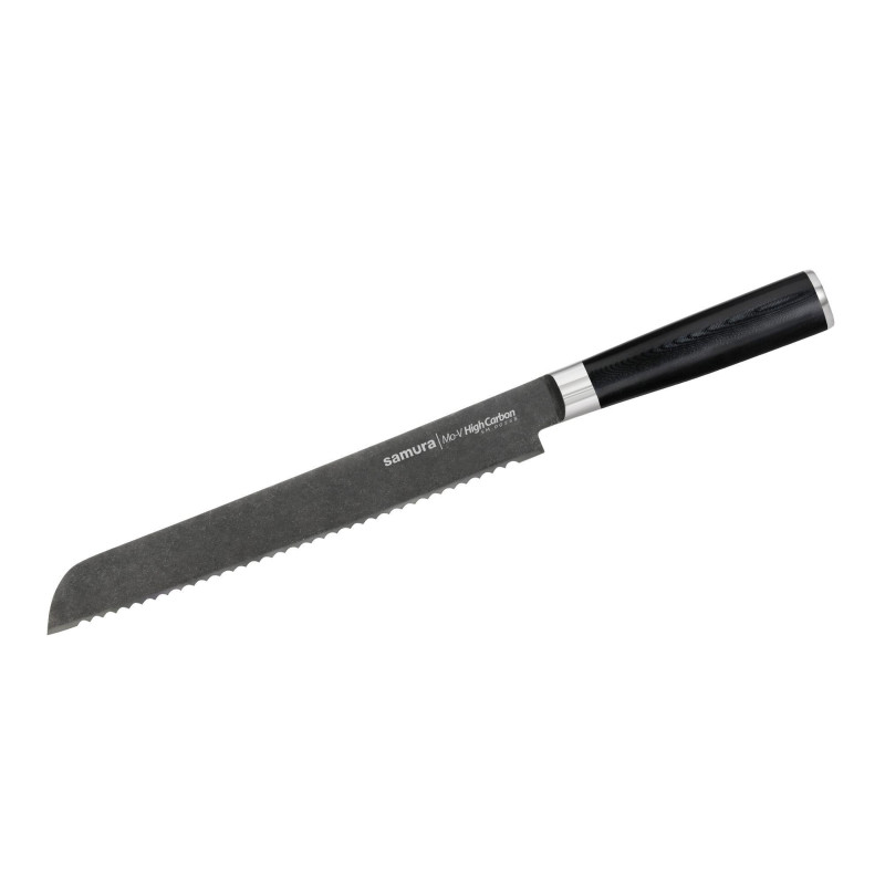 Ніж кухонний для хліба 230 мм Samura MO-V Stonewash (SM-0055B)
