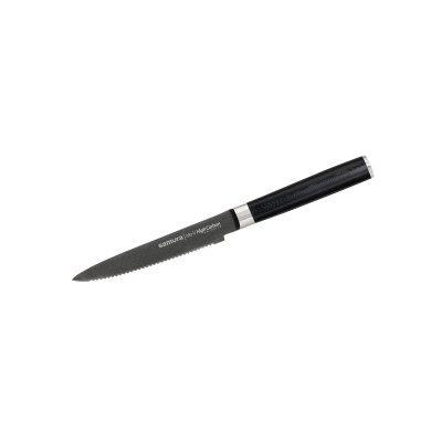 Ніж кухонний для томатів 120 мм Samura Mo-V Stonewash (SM-0071B)