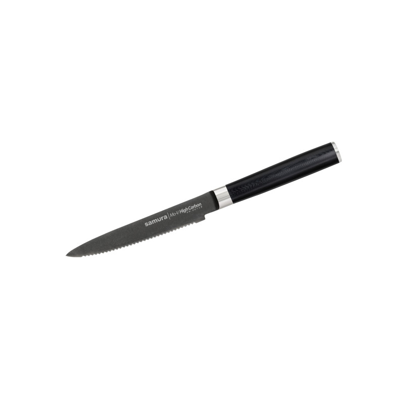 Ніж кухонний для томатів 120 мм Samura Mo-V Stonewash (SM-0071B)