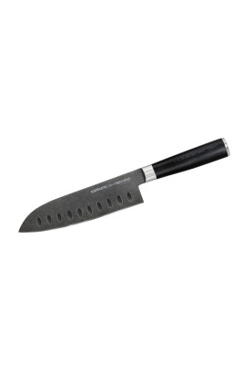 Ніж кухонний Сантоку 180 мм Samura Mo-V Stonewash (SM-0094B)