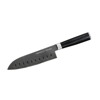 Ніж кухонний Сантоку 180 мм Samura Mo-V Stonewash (SM-0094B)