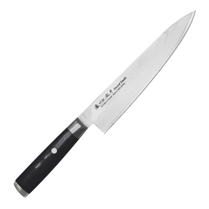 Ніж кухонний Шеф 200 мм Satake Damascus 69 (805-650)