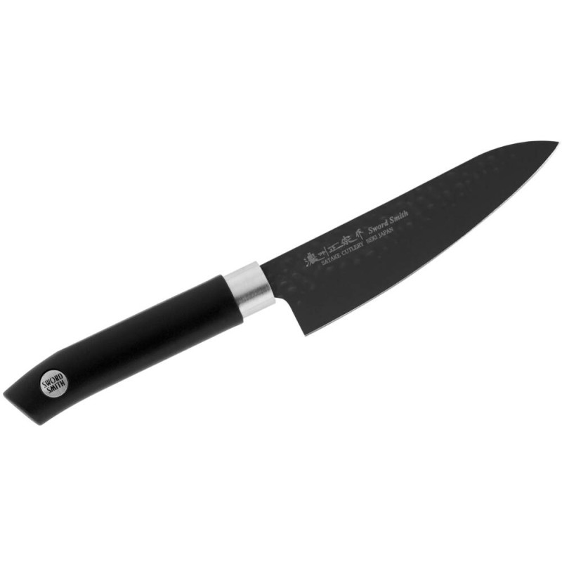 Кухонний універсальний ніж 135 мм Satake Swordsmith Black (805-711)