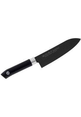 Кухонний ніж Сантоку 170 мм Satake Swordsmith Black (805-735)