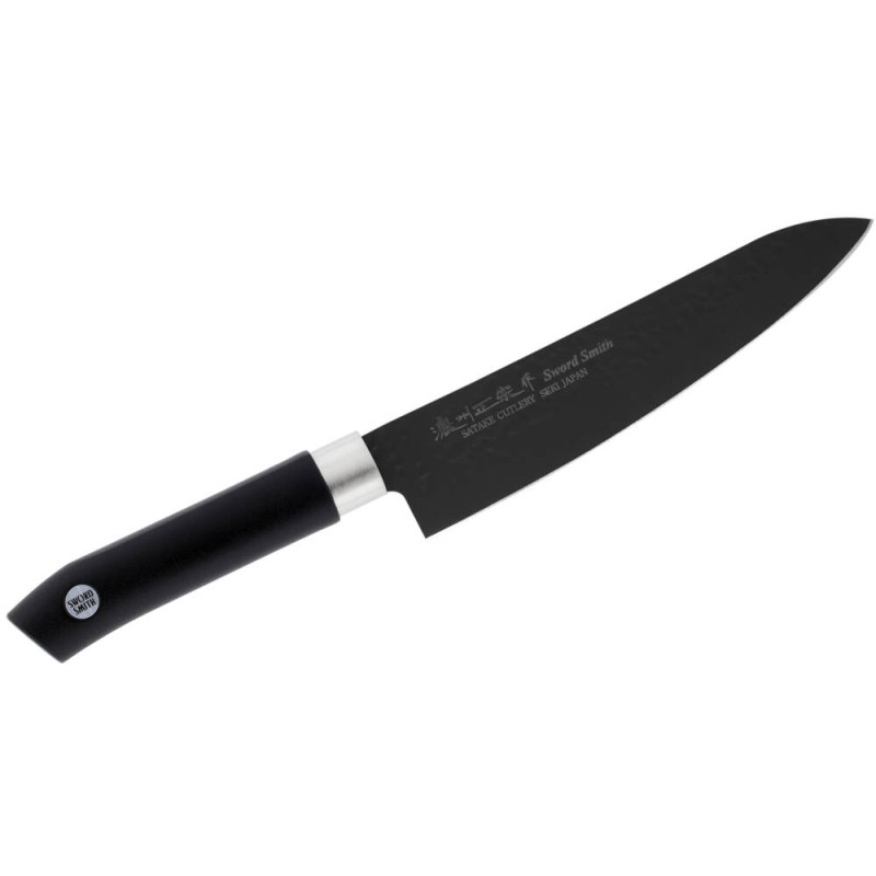 Японський поварський ніж 180 мм Satake Swordsmith Black (805-742)
