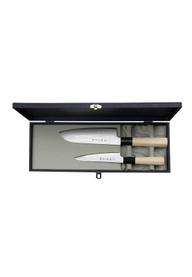 Набір із 2-х кухонних ножів у подарунковій коробці Tojiro (SHIPPU-GIFTSET)