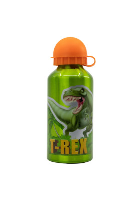Пляшка алюмінієва дитяча 400 мл Stor Dinosaur (26234)
