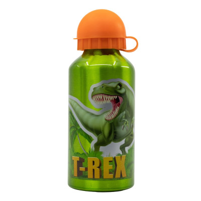 Пляшка алюмінієва дитяча 400 мл Stor Dinosaur (26234)