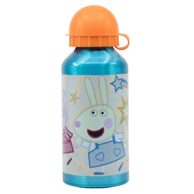 Пляшка алюмінієва дитяча 400 мл Stor Peppa Pig (41234)