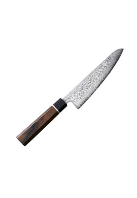 Кухонний ніж Сантоку 143 мм Suncraft Senzo Black (BD-03)